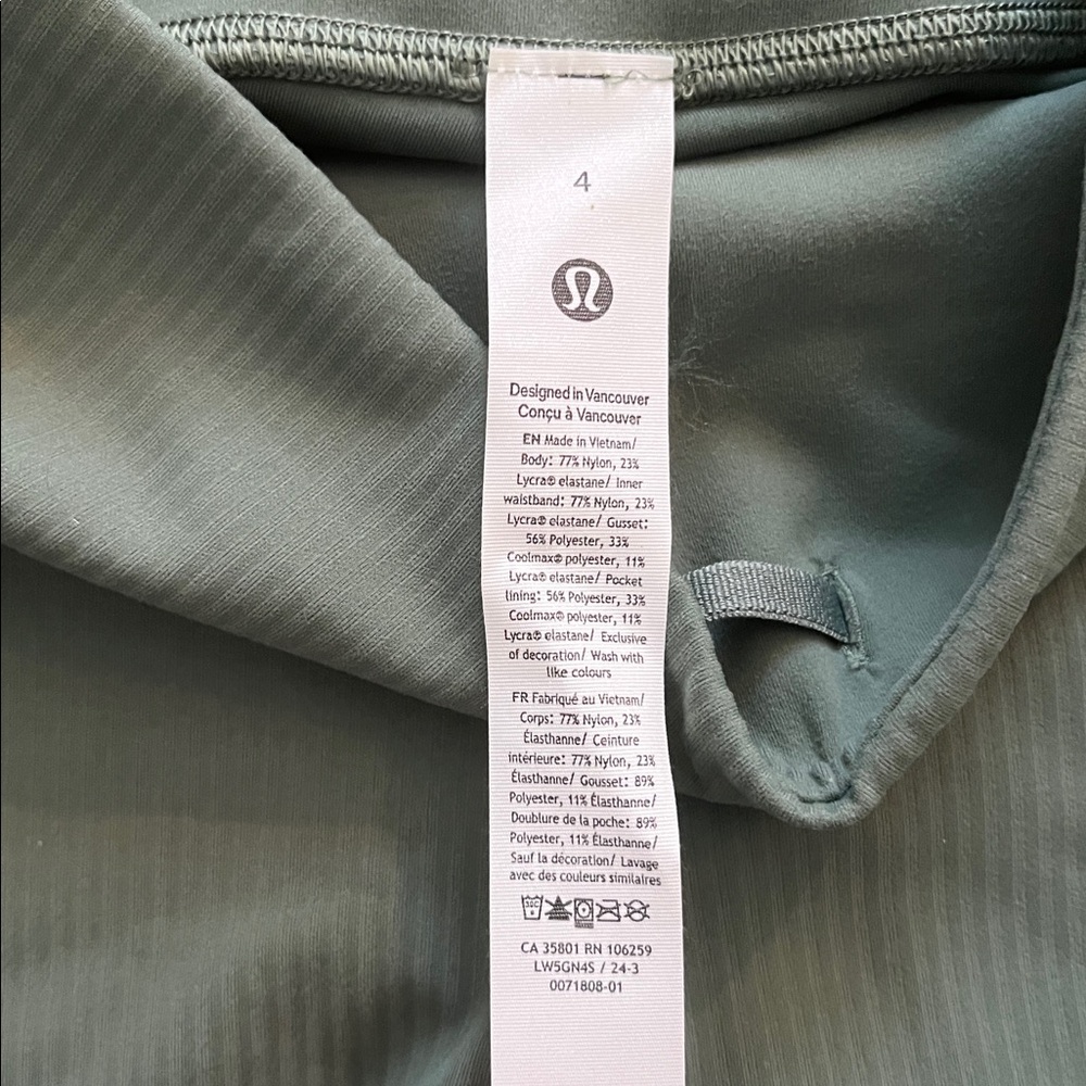 Lululemon size 4 leggings - Picture 3 of 6